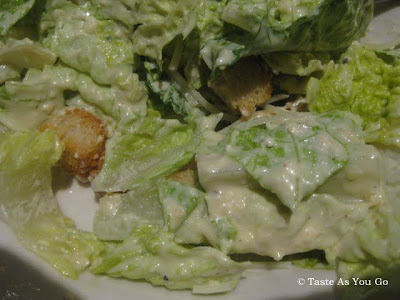 Caesar Salad at Parkside Grill in Knoxville, TN - Photo by Taste As You Go