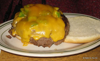 Burger Mexicana at Jackson Hole Restaurant in New York, NY - Photo by Taste As You Go