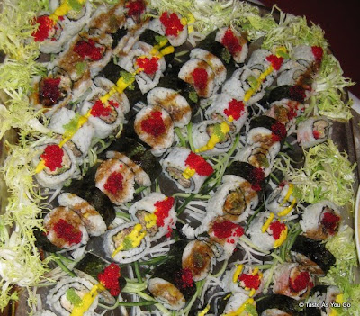 Sushi at the Foodbuzz Cocktail Party at David Burke Townhouse - Photo by Taste As You Go