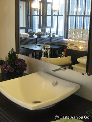 Sink in the Bathroom at Robert Verdi's Luxe Laboratory in New York, NY - Photo by Taste As You Go