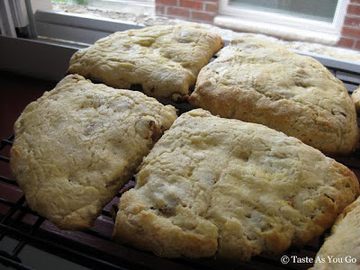 Nectarine Scones - Photo by Taste As You Go