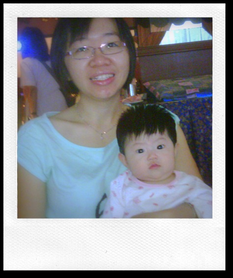With Xiao Xi-Yee Na's baby dated 190309