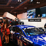 aston martin car on yokohama stand autosport 2011
