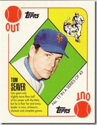 2010 Topps WalMart Blue Seaver