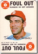1968 Topps Game McCarver 1968 Topps Game McCarver