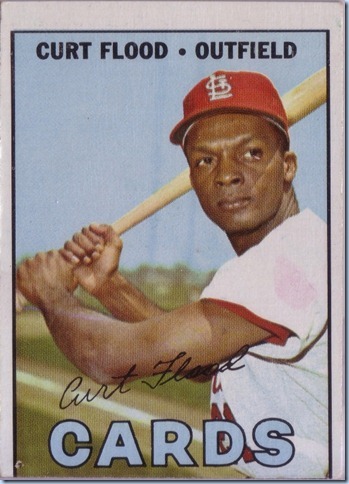 1967 Topps Flood 1967 Topps Flood
