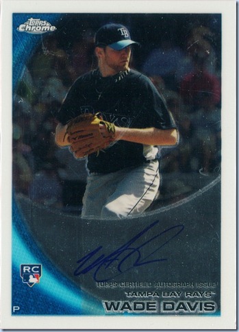 2010 Topps Chrome Davis Auto RC