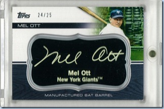 2010 Topps UH Ott Black Bat 24 of 25