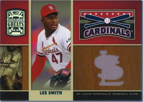 2005 Donruss Greats Lee Smith Jersey