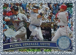 2011 Topps  Pujols Platinum