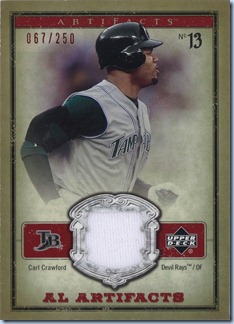 2006 Artifacts - Crawford Jersey 67 of 250 2006 Artifacts - Crawford Jersey 67 of 250
