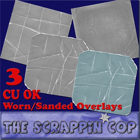 http://thescrappincop.blogspot.com/2009/12/cu-ok-worn-and-sanded-overlays.html