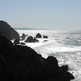 Rocky Pacific coastline.