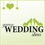 green wedding shoes