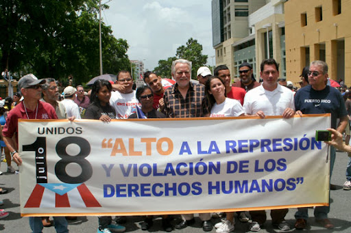 Marcha contra la represión