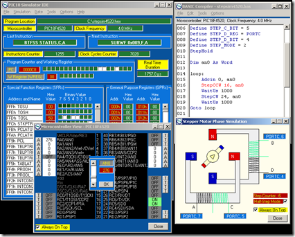 Download PIC18 Simulator IDE