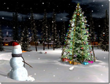Christmas Eve 3D Screensaver