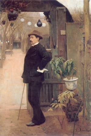 [Santiago Rusiñol-The painter Miguel Utrillo in the gardens of the Moulin de la Galette[7].jpg]