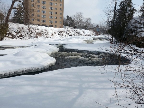 Grasse River in Canton - winter