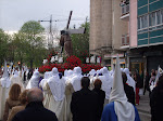 Holy Thursday Procession during Semana Santa in Burgos.