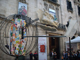 A statue for the Day of Books in Barcelona.