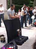 Puppet show during the festivals of Burgos.