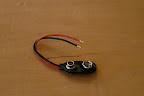 4. The "9V" battery pigtail.