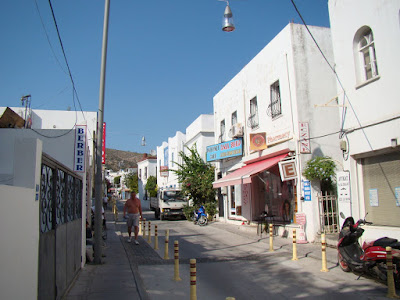 Una calle en la zona turística, Bodrum