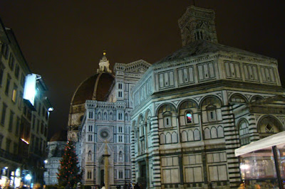 El conjunto de la catedral, de noche