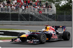 Vettel con la Red Bull