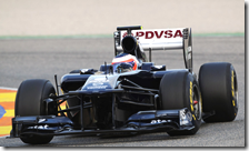 Barrichello al volante della Williams FW33