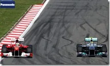 Alonso supera Rosberg nel gran premio della Turchia 2011
