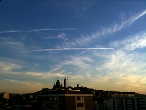 soir sur Paris et Sacré Coeur