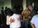 Después del servicio dominical.