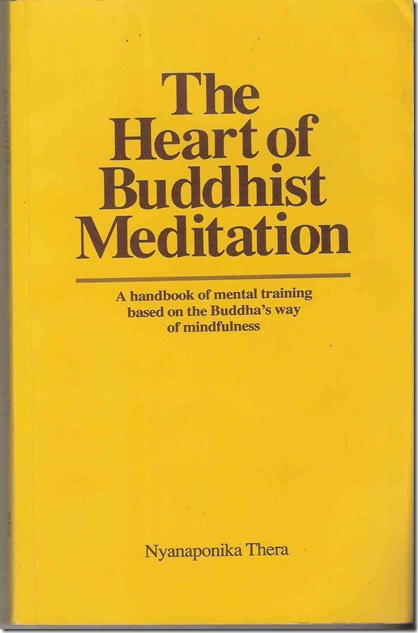 Heart of Buddhist meditation Front Cover low fi