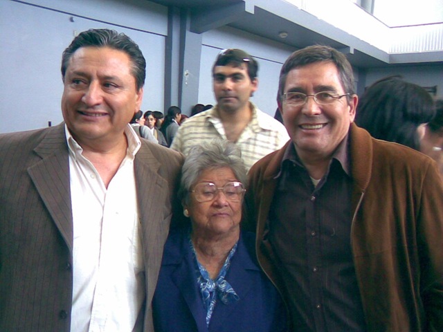 Jose Trigo , mama Ana y Miguel de Boer