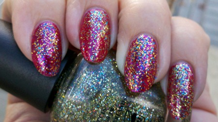 OPI Sparkle-icious Vs RBL Locavore 2 OPI Sparkle-icious Vs RBL Locavore 2