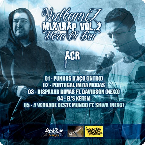 Vulkanuz - Mixtrap Vol.2 Capa Trás