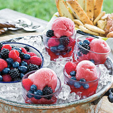Blackberry Wine Sorbet