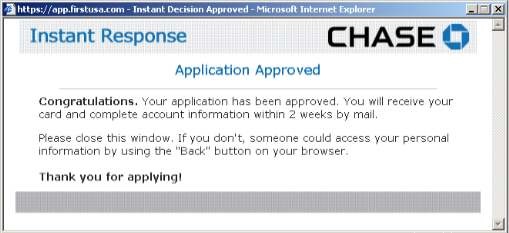 Chase Credit Card