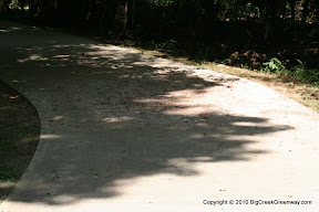 They cover a 6 foot section, all the way across the trail.