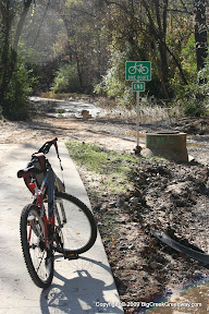 End of the planned trail south of McFarland Parkway.