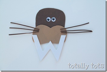 W is for Walrus Craft W is for Walrus Craft