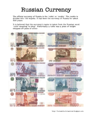 Currency For Russia