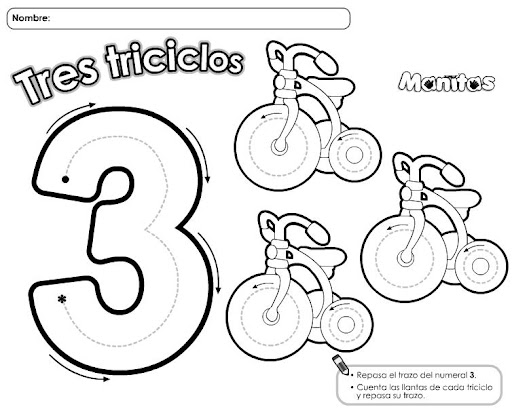 Dibujos de numeros del uno al diez - Imagui