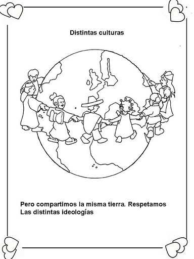 valores humanos para colorear