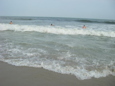 waves at the beach