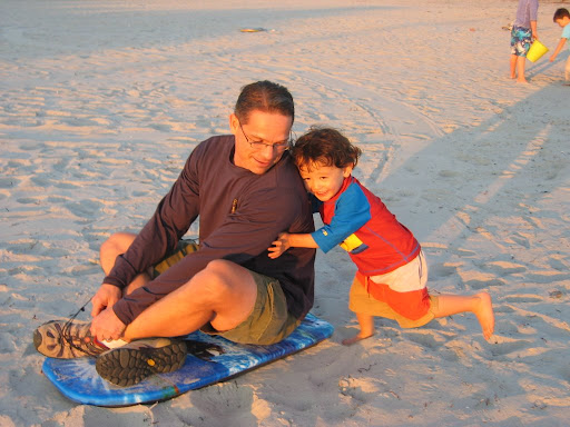 My sister's boyfriend Paul with Eidan