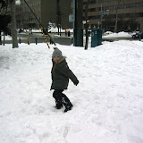 Kai was throwing snow balls almost non-stop the entire time we were in Sapporo