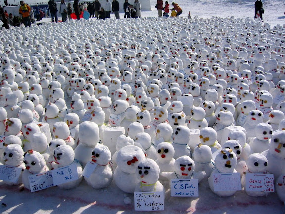 "Love from Snowman" - Make a snowman for someone special for Valentine's Day